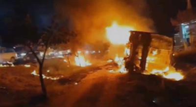 आंध्र: बस में आग लगने से छह की जलकर मौत