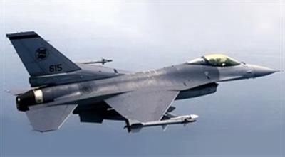 सिंगापुर का F-16 जेट कलपुर्जे की खराबी के कारण दुर्घटनाग्रस्त हो गया