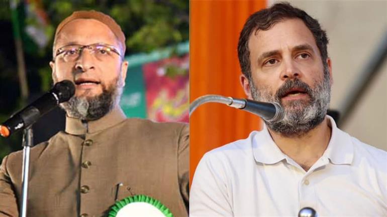 I challenge Rahul Gandhi to contest against me in Hyderabad: Owaisi