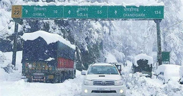 alert Snowfall rain himachal