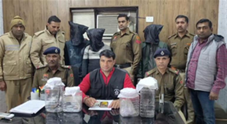गुरुग्राम में मुठभेड़ के बाद पांच अपराधी गिरफ्तार
