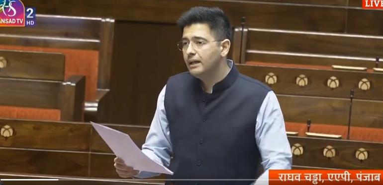 Raghav Chadha Raises the Issue of Tax Burden on Common People in Rajya Sabha, Says: 