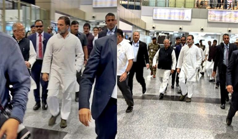 Rahul Gandhi in Kashmir, meets those injured in Pahalgam terror attack
