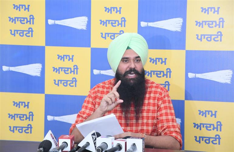 BJP defaming farmers of Punjab to divert attention of people from Gujarat Morbi tragedy: AAP