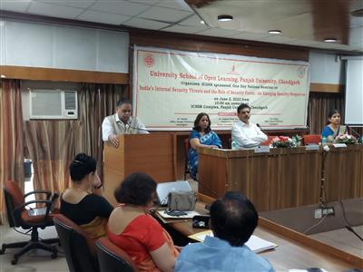 National Seminar on “India's Internal Threats and the Role of Security Forces