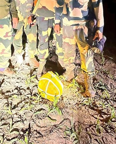 BSF recovers over 5 kg heroin airdropped by Pak drone near border in Punjab