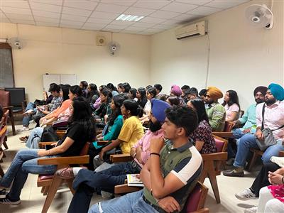 Department of Biochemistry in collaboration with Central Placement Cell, Panjab University, Chandigarh organized a placement sensitization event “Moulding Young Biochemists”.