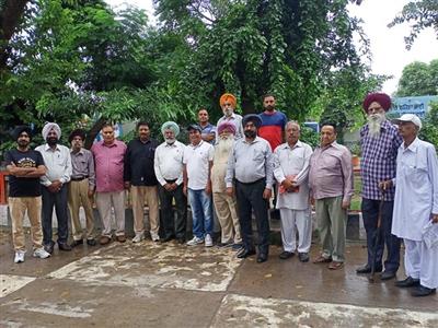 Principal Bikar Singh was unanimously elected president of Doaba Sahitya Sabha Garhshankar