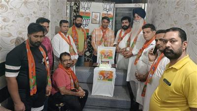 Prime Minister Narendra Modi's birthday was celebrated