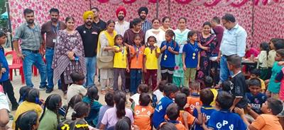 Children of Government Primary School Bhutal Khurd competed in block level games.