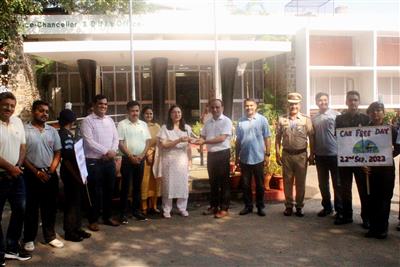 Car Free Day Observed at PU
