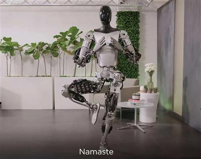 Musk showcases Tesla humanoid robot performing Yoga, Namaste