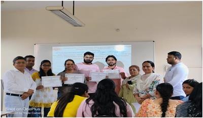The Department of Community Education and Disability Studies has organised the Poster Competition on ‘International Day of Sign Language’ in the department today