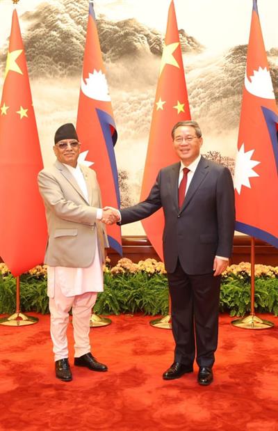Nepal and China sign 12 agreements during Prachanda's visit