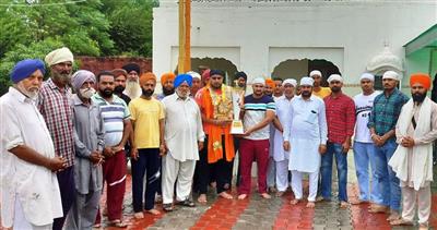 ਯੂਰਪ ਦੇ ਪੰਦਰਾਂ ਦੇਸ਼ਾਂ ਵਿੱਚ ਖੇਡ ਕੇ ਵਾਪਿਸ ਪਰਤੇ ਕੌਮਾਂਤਰੀ ਕਬੱਡੀ ਖਿਡਾਰੀ ਕੀਤੂ ਬੁੱਢਣਪੁਰ ਦਾ ਸ਼ਾਨਦਾਰ ਸਵਾਗਤ