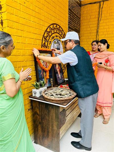 Successful Blood Donation and Health Camps Held at AYUSH Gram Faidan During Sewa Pakhwada 2023
