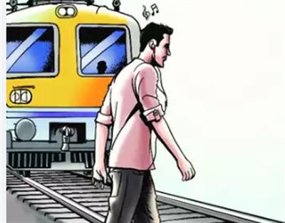 Unidentified elderly person died due to being hit by a train