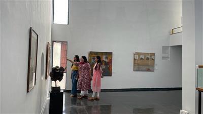 The Department of Art History and Visual Arts organised an exhibition titled ‘Beyond Traditions: Pluralism in Modern Indian Art’