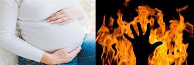 यूपी के एक गांव में गर्भवती महिला को उसकी मां और भाई ने आग लगा दी