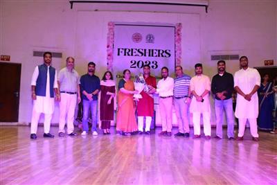 Panjab University Chandigarh observed the rich legacy of welcoming freshers by organising a party 