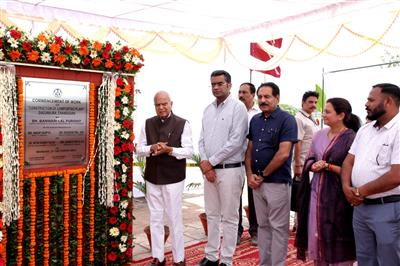 Governor lays foundation stone of Augmented wet waste processing plant at Dadumajra