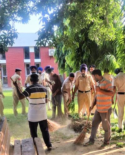 Gandhi Jayanti celebrated in the Model Jail, Chandigarh