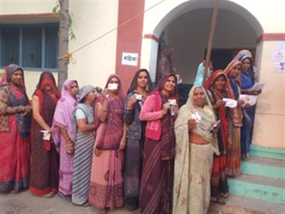 MP polls: 11.13% voter turnout till 9 am