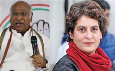Kharge, Priyanka to hold rallies today in poll-bound Rajasthan