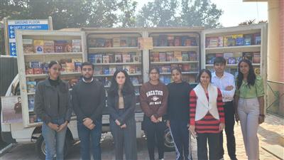 Mobile Book Van Initiative by Ramakrishna Mission Ashrama hosted by Readers Club of GGDSD College