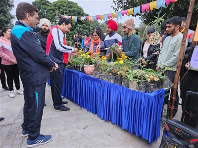 GGDSD College's Readers Club Marks 554th Parkash Purab of Guru Nanak Dev Ji with donation of 554 Saplings