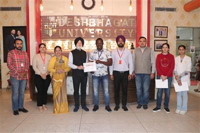 Students of Desh Bhagat University Bagged Prizes at Red Ribbon Club Competitions