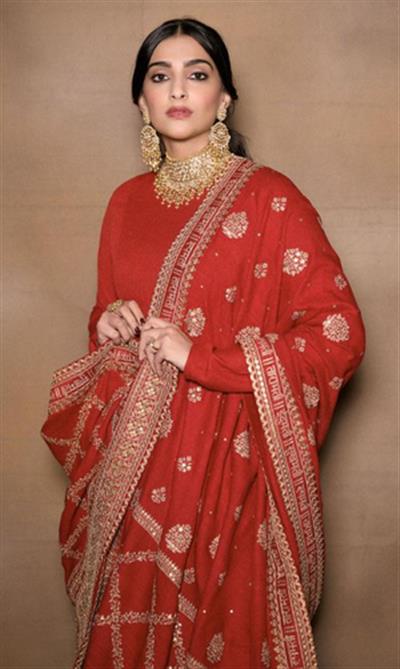 Sonam Kapoor loves vintage, handmade clothing by local artisans