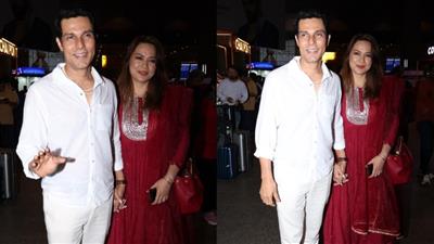 Randeep Hooda, wife Lin Laishram make 1st public appearance in Mumbai after wedding