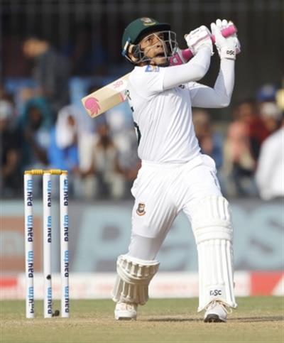Mushfiqur Rahim becomes first Bangladesh Men's batter to be given out for obstructing the field