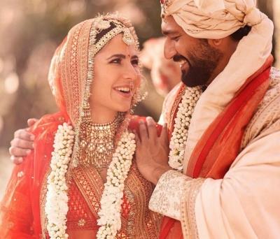 Vicky proposed to Katrina just a day before their lavish wedding