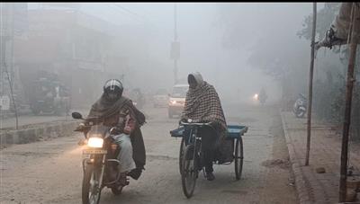 Haryana hit by cold wave: Orange alert due to dense fog in Hisar, temperature of Balsamand is lowest in the state.