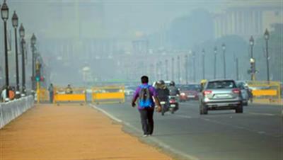 दिल्ली में न्यूनतम तापमान 10.8 डिग्री दर्ज किया गया, AQI 'खराब' श्रेणी में