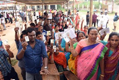 Northeast records over 50 pc voting till 3 pm despite inclement weather