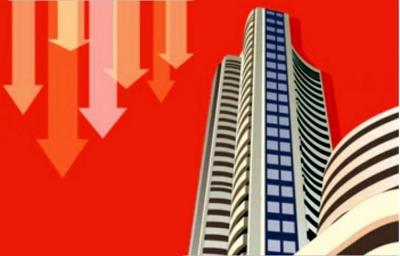 Sensex slumps 117 points, Nifty holds 22,200 amid profit booking