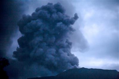 Indonesia's Ile Lewotolok Volcano erupts, forcing flight to cancel landing