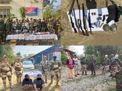 Manipur Police arrest 5 militants, 3 smugglers, seize drugs valued at Rs 2 crore