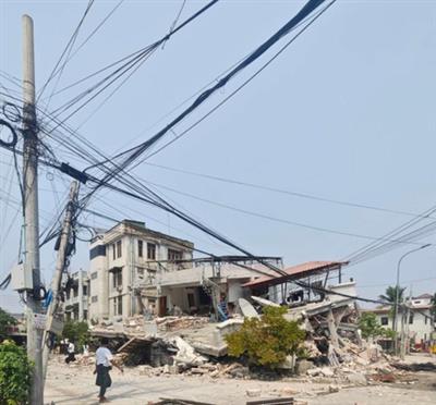 म्यांमार के नेपीताव के पास बड़े भूकंप के बाद 5.1 तीव्रता का झटका