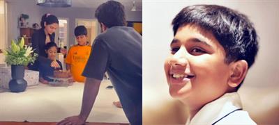 अल्लू अर्जुन ने 'अपने जीवन के प्यार' अल्लू अयान को जन्मदिन की शुभकामनाएं दीं