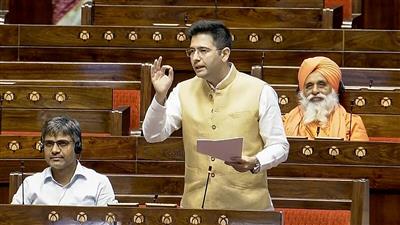 MP Raghav Chadha Questions the Union Government on US Tariffs and Starlink’s Entry, Says – Use Starlink as a 