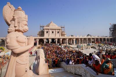 Ayodhya dons divine decor ahead of Ram Navami, extensive security grid in place