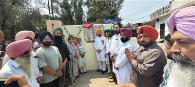 ਵਿਧਾਇਕ ਲਖਬੀਰ ਸਿੰਘ ਰਾਏ ਨੇ ਹਲਕੇ ਦੇ ਚਾਰ ਸਕੂਲਾਂ ਵਿੱਚ ਤਕਰੀਬਨ 33 ਲੱਖ ਦੀ ਲਾਗਤ ਨਾਲ ਹੋਏ ਵਿਕਾਸ ਕਾਰਜਾਂ ਦਾ ਕੀਤਾ ਉਦਘਾਟਨ
