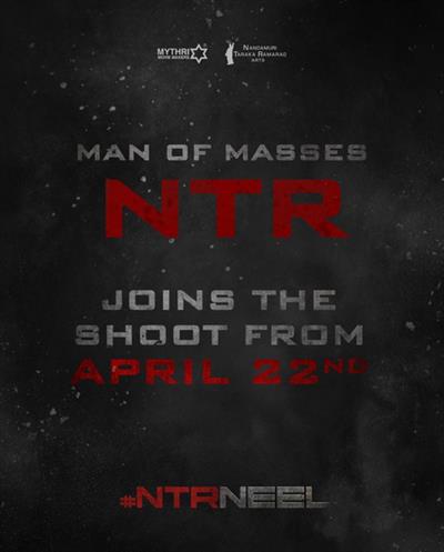 Jr NTR to begin shooting for Prashanth Neel‘s film on April 22