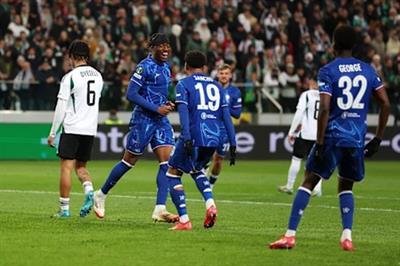 Chelsea ease past Legia Warsaw in UEFA Conference League QF first leg