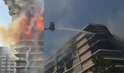 Massive fire erupts in Surat high-rise, over 50 rescued