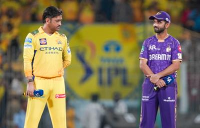 IPL 2025: Moeen comes in as KKR elect to bowl first against Dhoni-led CSK